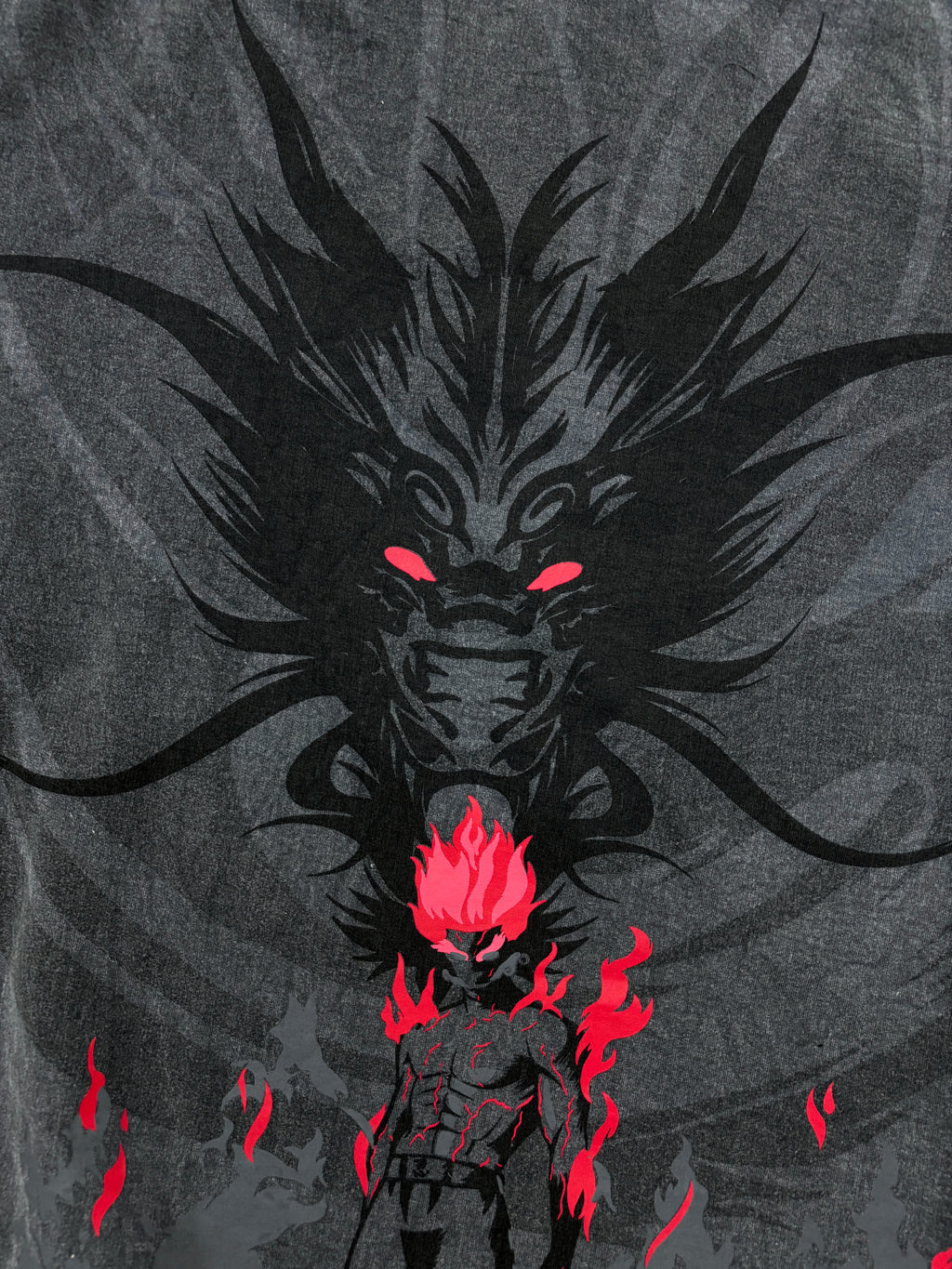 MIGHT GUY RED BEAST OVERSIZED T-SHIRT