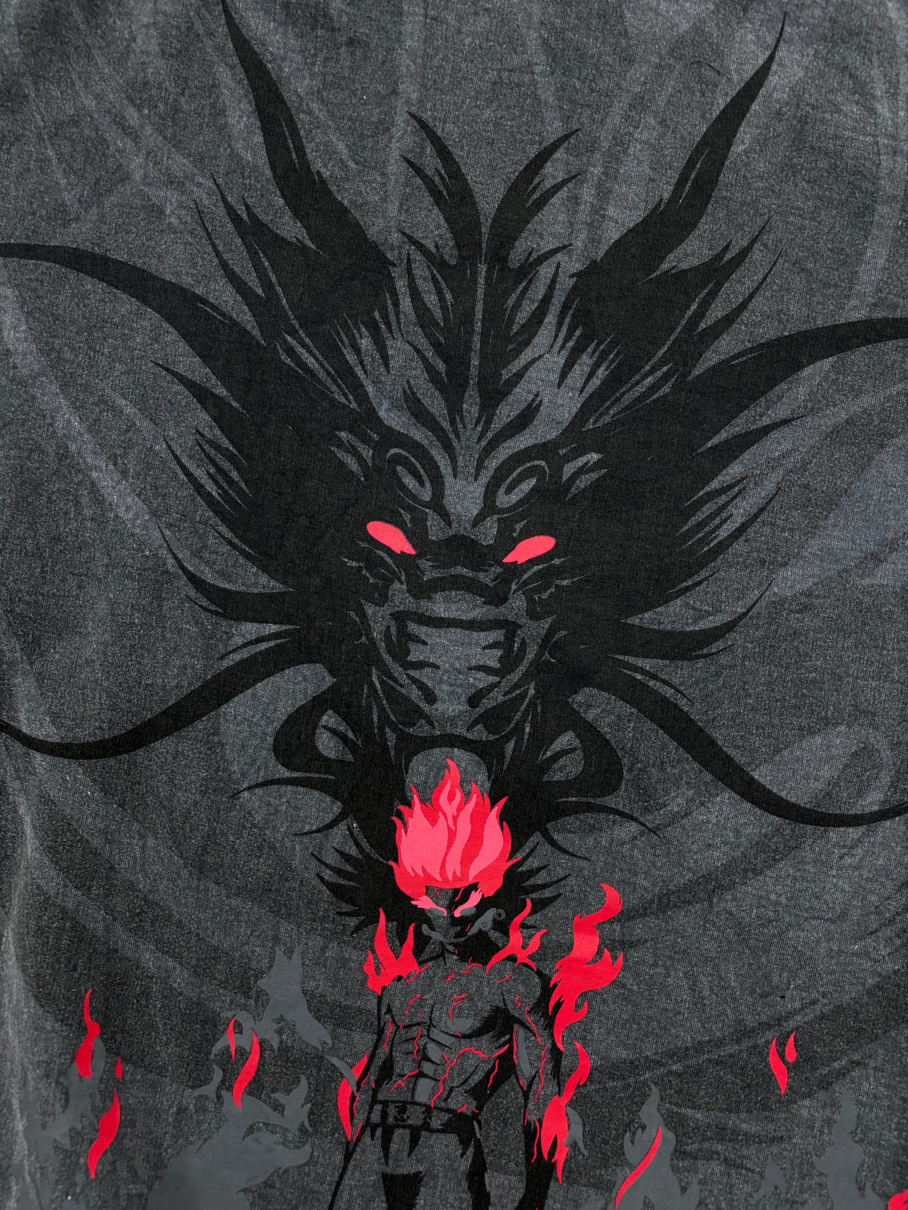 MIGHT GUY RED BEAST OVERSIZED T-SHIRT