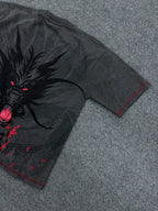 MIGHT GUY RED BEAST OVERSIZED T-SHIRT