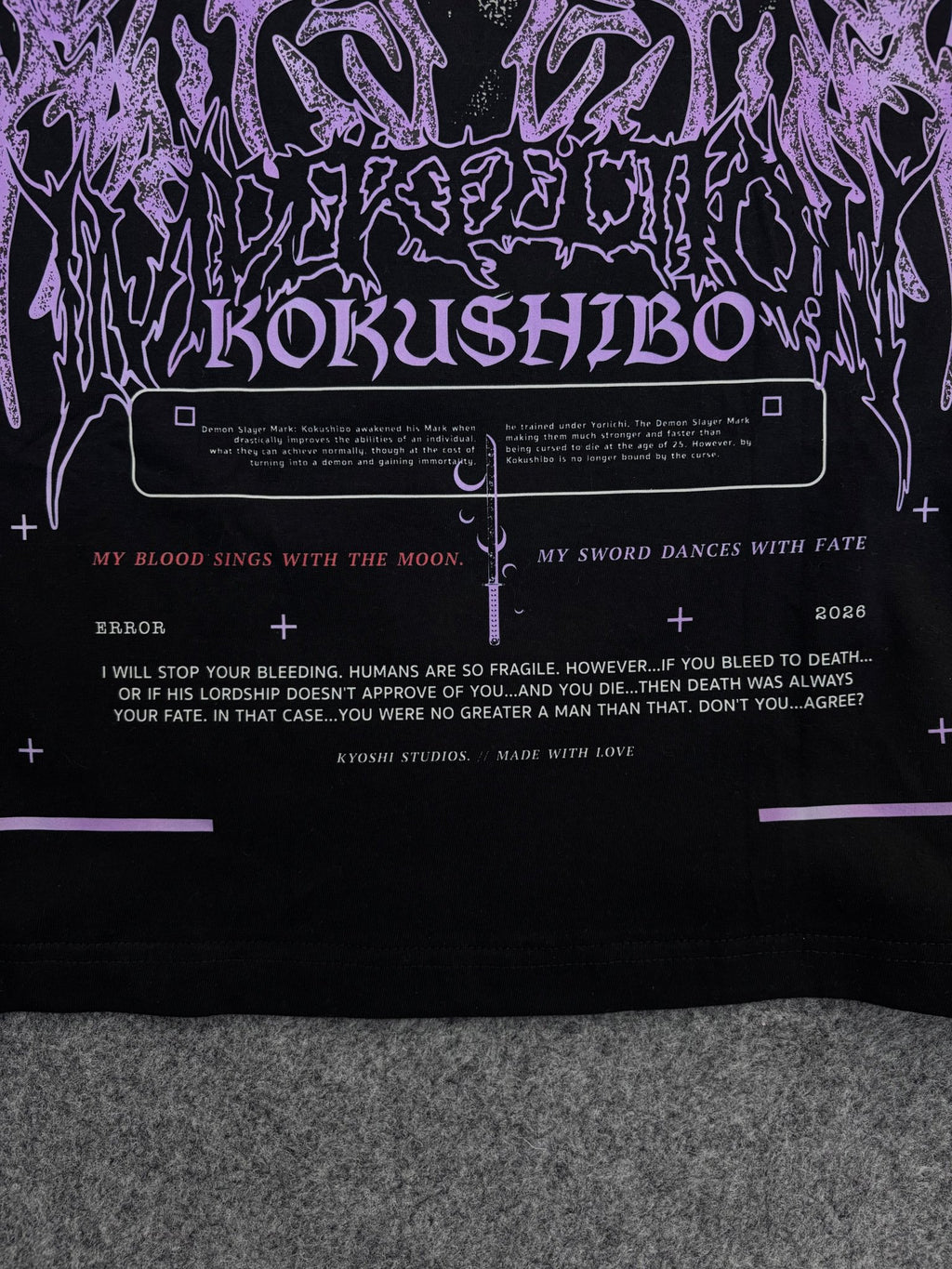 KOKUSHIBO OVERSIZED T-SHIRT